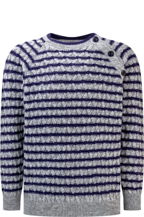 ガールズ Emporio Armaniのニットウェア＆スウェットシャツ Emporio Armani Striped Sweater