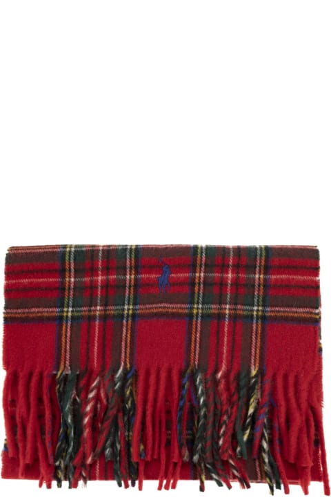Scarves for Men Polo Ralph Lauren Cashmere Tartan Scarf