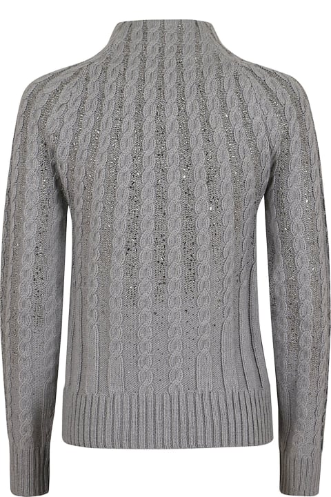 Ermanno Scervino Sweaters for Women Ermanno Scervino Long Sleeve High Neck Sweater