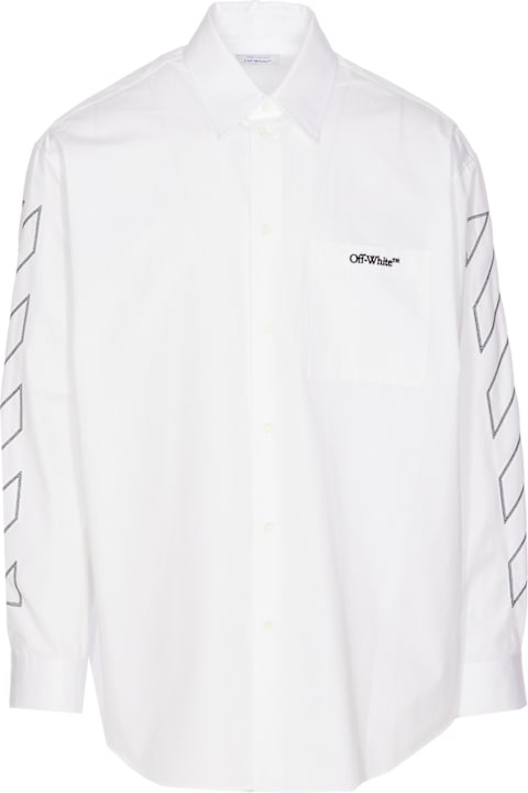 Homeware Off-White Diag Over Shirt
