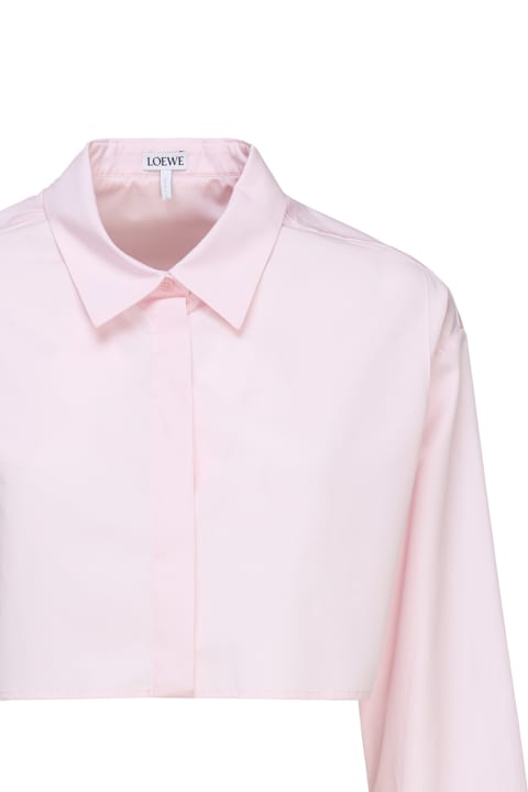 Loewe for Women Loewe Cropped Cotton Shirt