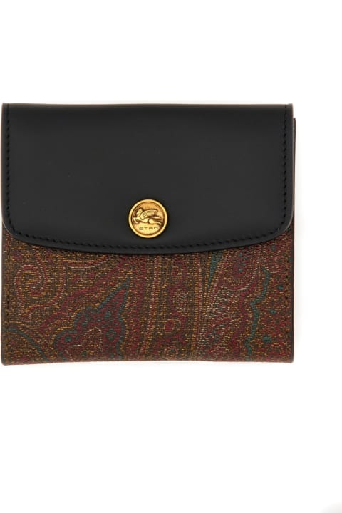 Wallets for Women Etro Paisley Print Wallet