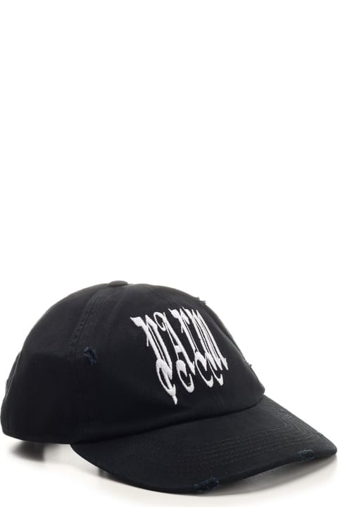 Palm Angels Hats for Men Palm Angels Gothic Logo Hat