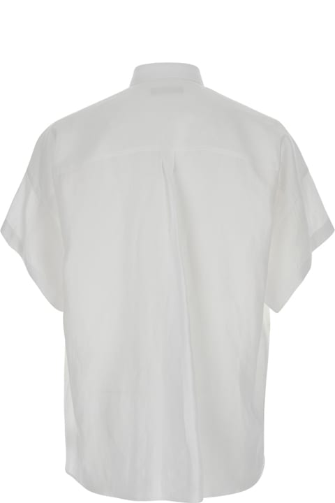 Homeware Dolce 
Gabbana White Shirt With Classic Collar And Wide Short Sleeves