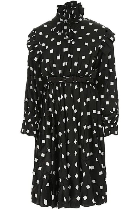 Homeware Balenciaga Embroidered Satin Dress