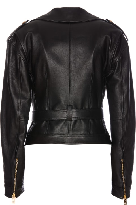 Coats & Jackets for Women Elisabetta Franchi Leather Jacket