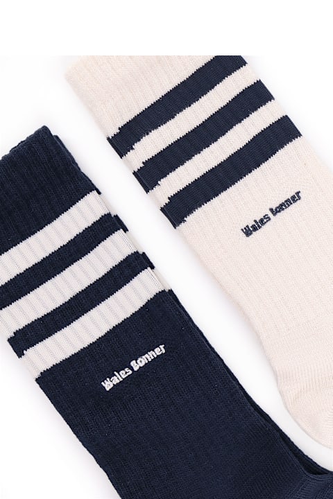 Adidas Originals by Wales Bonner for Men Adidas Originals by Wales Bonner Cotton Blend Socks Bipack