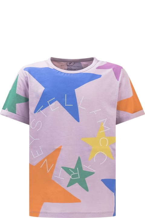 T-Shirts & Polo Shirts for Girls Stella McCartney Kids Logo T-shirt