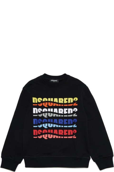 Dsquared2 for Kids Dsquared2 Logo Printed Crewneck Sweatshirt