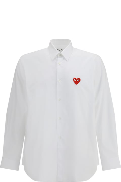 Comme des Garçons Play for Men Comme des Garçons Play Logoed Cotton Shirt