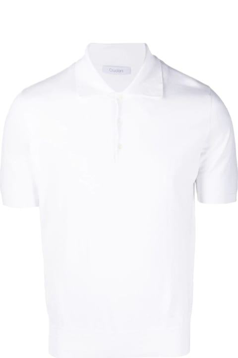 Spread-collar Polo Shirt