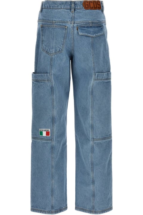 ウィメンズ GCDSのデニム GCDS Logo Patch Ultrapocket Jeans