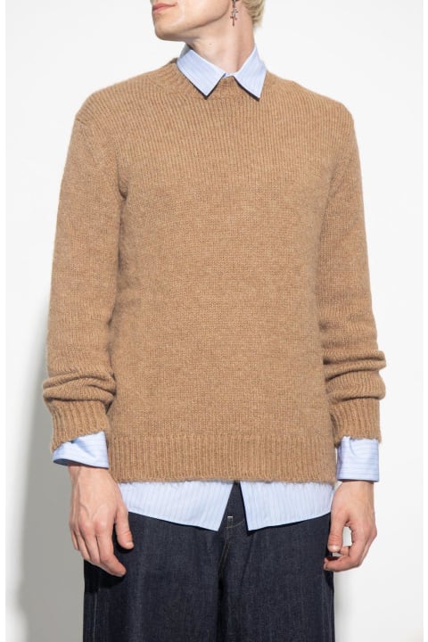 Jil Sander Sweaters for Men Jil Sander Crewneck Knitted Jumper