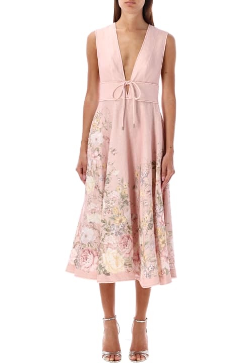 Fashion for Women Zimmermann Waverly Midi Rose Dress