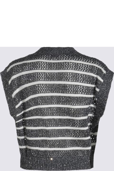 أدوات منزلية Brunello Cucinelli Grey Linen Knitwear