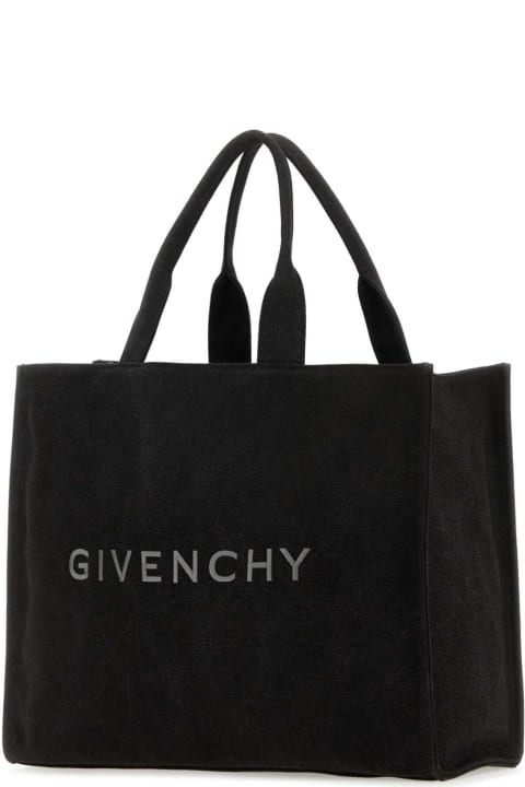 Givenchy Totes for Men Givenchy Black Canvas Givenchy Shopping Bag
