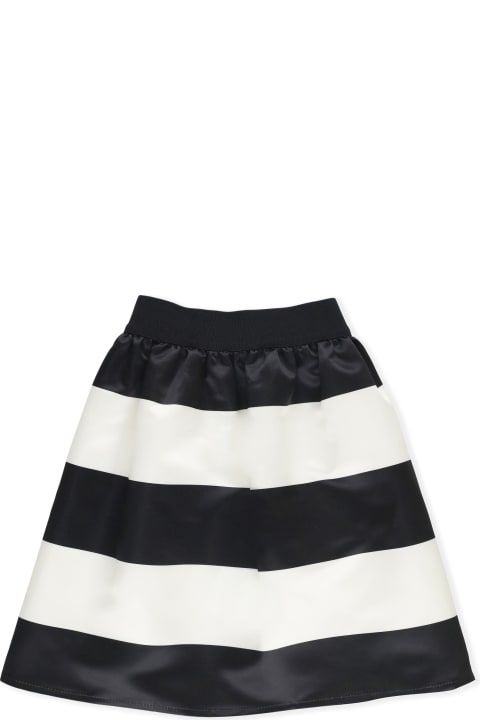 Sale for Girls TwinSet Satin Striped Skirt
