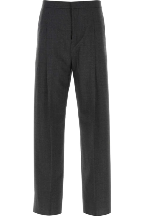 Pants for Men Givenchy Dark Grey Wool Pant