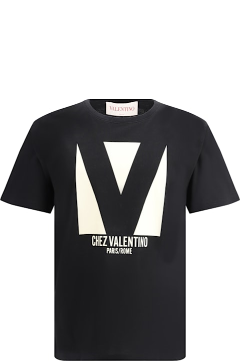 Valentino الملابس لـ القسم الرجالي Valentino Maxi Print T-shirt