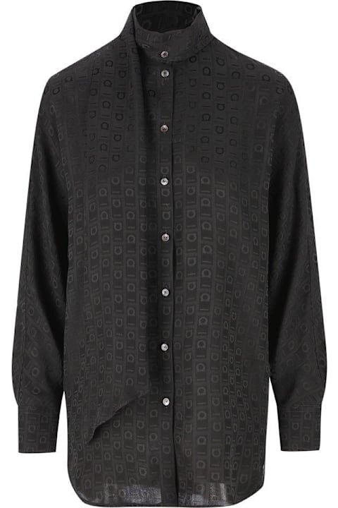Ferragamo Topwear for Women Ferragamo Sash Collar Blouse