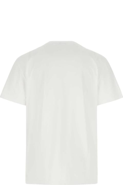 メンズ Alexander McQueenのトップス Alexander McQueen White Cotton Oversize T-shirt