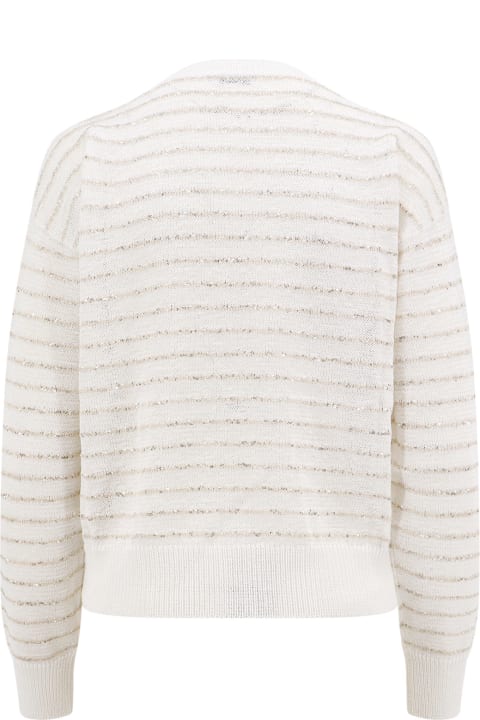 Brunello Cucinelli Sweaters for Women Brunello Cucinelli Cotton Sweater With Lurex Detail