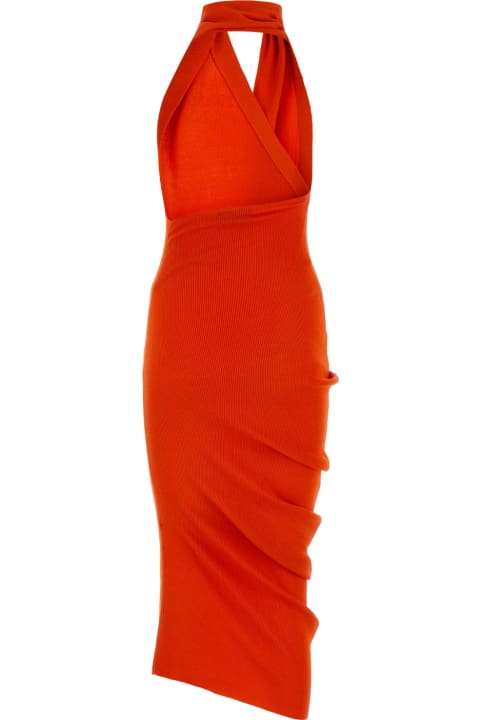 Homeware Fendi Orange Cotton Blend Dress