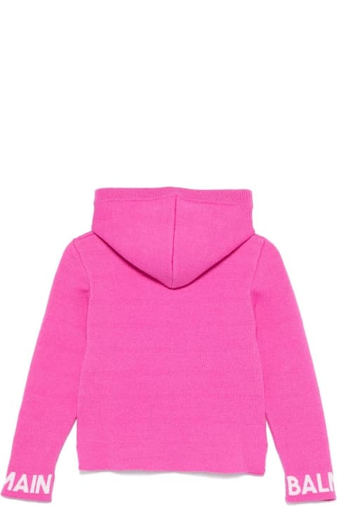 Balmain for Girls Balmain Pull Con Cappuccio