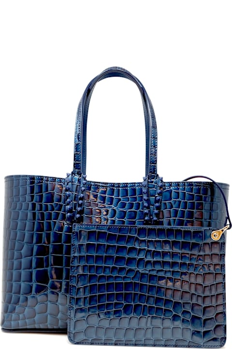 Valentino Garavani Light Blue Leather Locã² Handbag