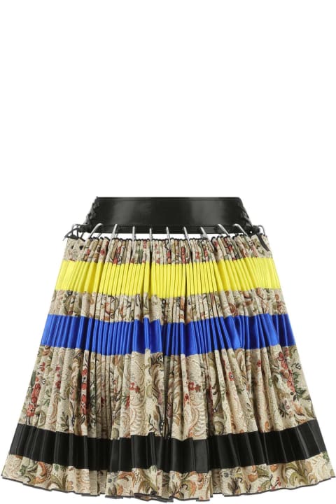 Chopova Lowena Skirts for Women Chopova Lowena Multicolor Wool Mini Skirt