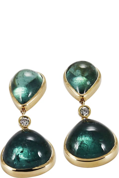 Lo Spazio Jewelry Earrings for Women Lo Spazio Jewelry Lo Spazio Eden Rock Verde Earrings