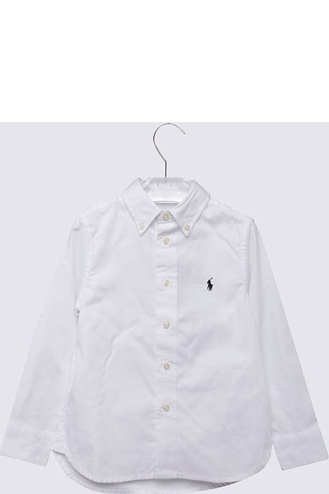 Sale for Kids Polo Ralph Lauren White Cotton Shirt