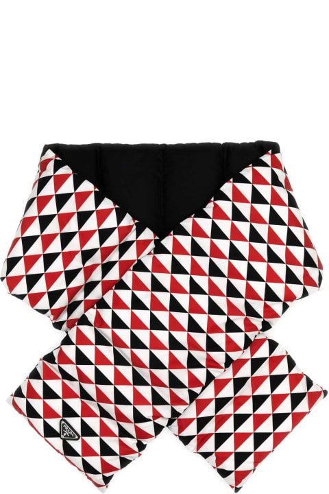 Scarves & Wraps for Women Prada Printed Re-nylon Padded Scarf