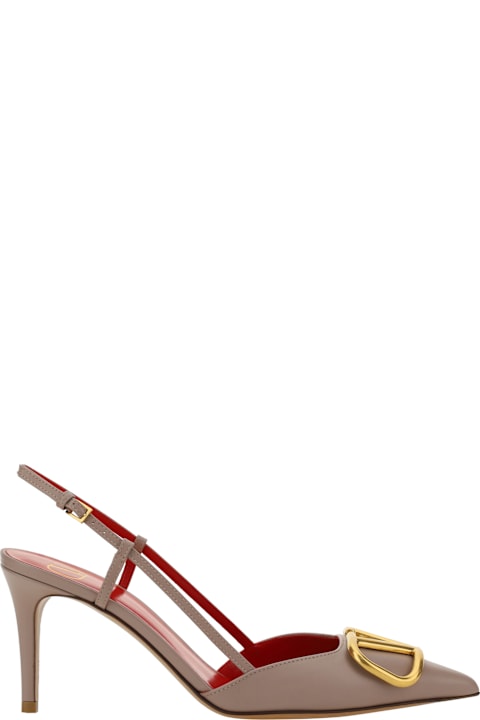 Valentino Garavani High-Heeled Shoes for Women Valentino Garavani Vlogo Pumps Slingback