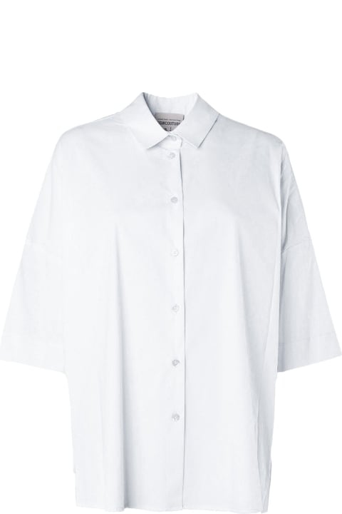 SEMICOUTURE for Women SEMICOUTURE White Cotton Blend Shirt