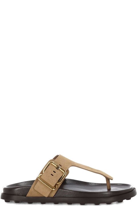 Tod's for Women Tod's Buckle Detailed Thong Sandals