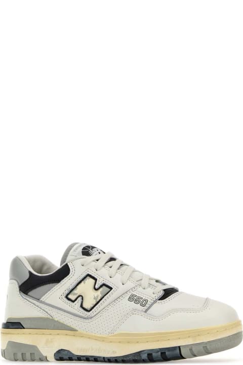 New Balance Sneakers for Men New Balance Multicolor Leather 550 Sneakers