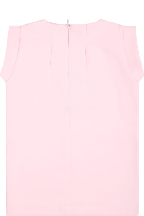 Homeware Karl Lagerfeld Kids Pink Dress For Girl With Logo