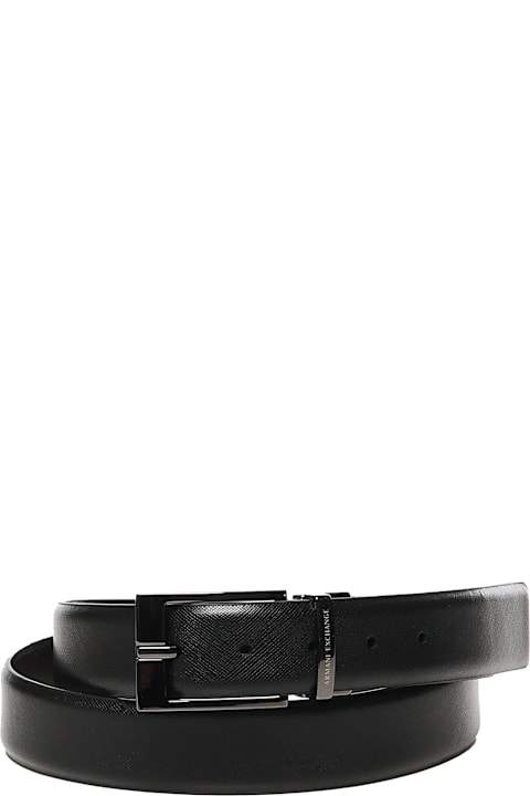 Armani Collezioni لـ Kids Armani Collezioni Reversible Leather Belt
