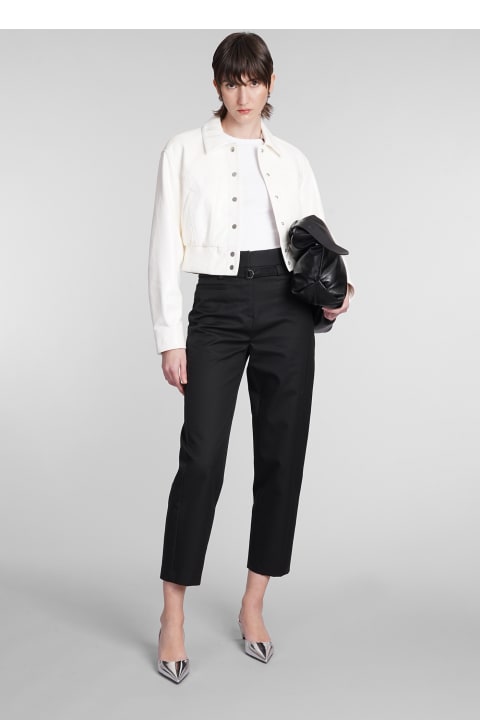 IRO Topwear for Women IRO Bulut Leather Jacket In White Leather