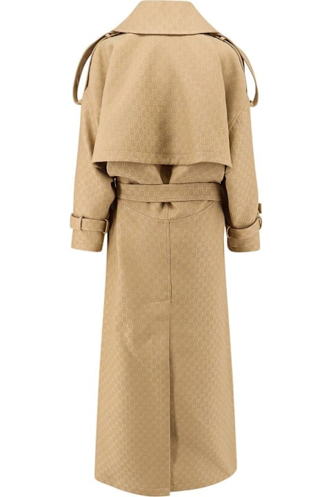 Gucci Clothing for Women Gucci Gg Crêpe Double-breasted Coat