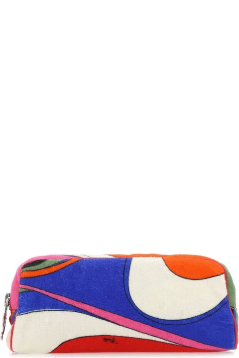 Pucci Clutches for Women Pucci Multicolor Fabric Beauty Case