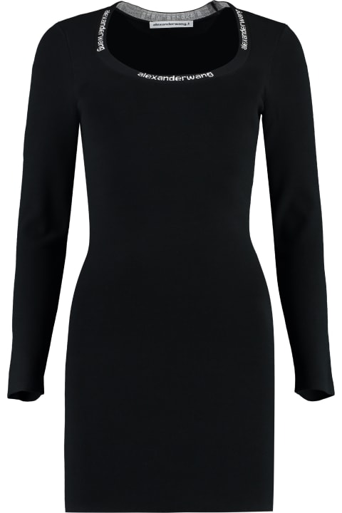 T by Alexander Wang فساتين لـ السيدات T by Alexander Wang Knit Mini-dress