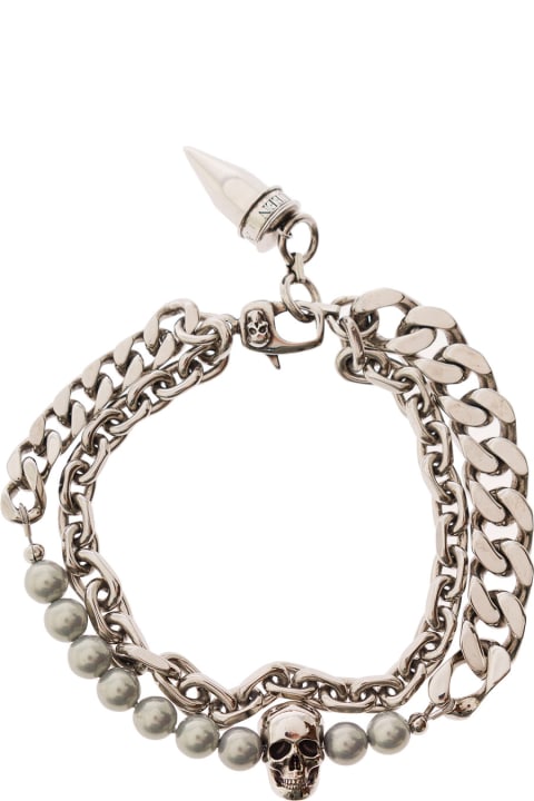 Skl & Pearl Bracelet