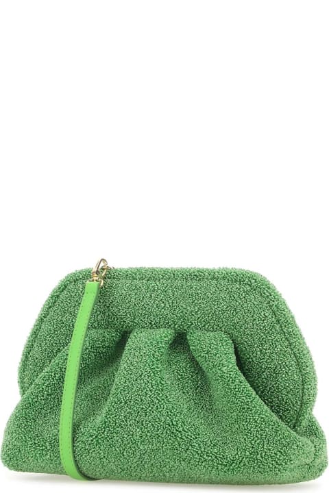 Clutches for Women THEMOIRè Grass Green Sponge Bios Clutch