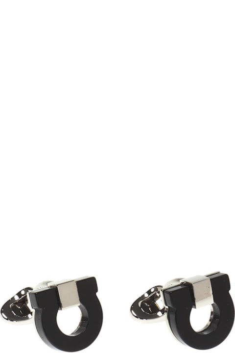 Ferragamo Jewelry for Men Ferragamo Gancini Cufflinks