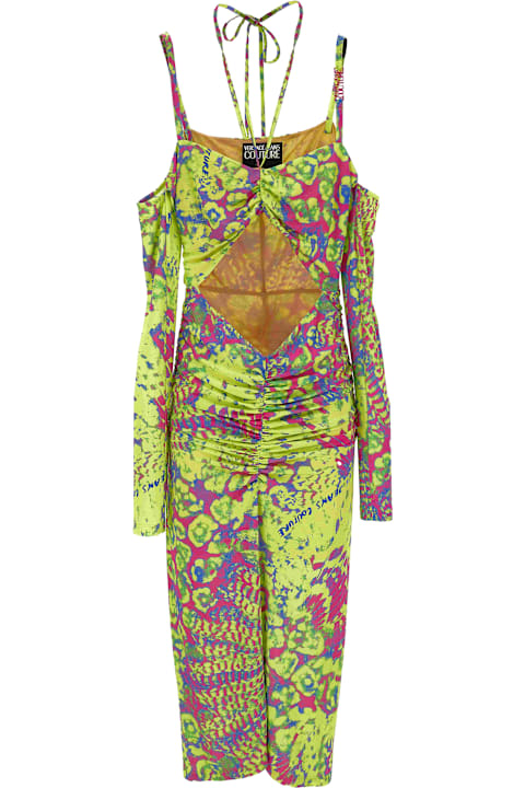 Homeware Versace Jeans Couture Versace Jeans Couture Yellow Long Dress