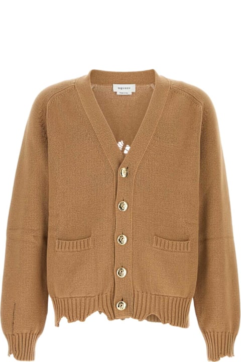 Fashion for Men Alexander McQueen Biscuit Cotton Cardigan