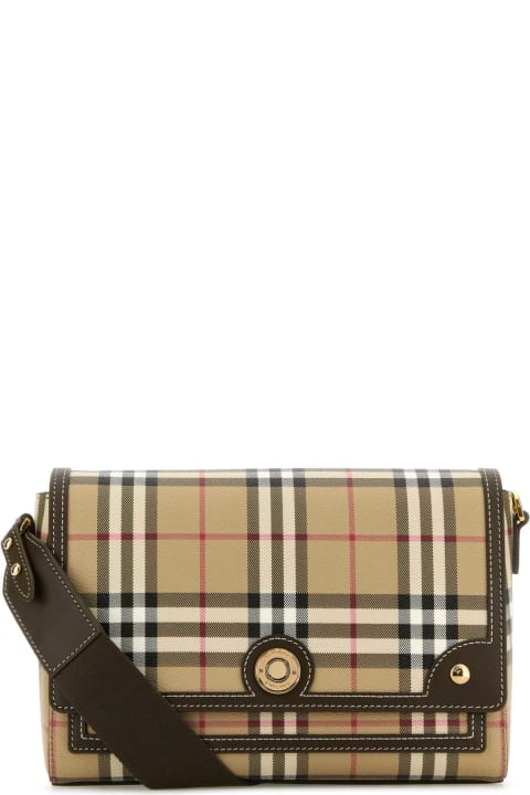 ショルダーバッグ・ポシェット BURBERRY EMBROIDERED FABRIC NOTE CROSSBODY BAG Burberry Embroidered fabric note crossbody bag | The Fashion
