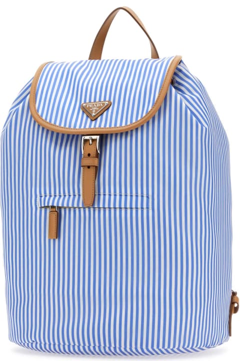 Prada Backpacks for Men Prada Printed Re-nylon Backpack